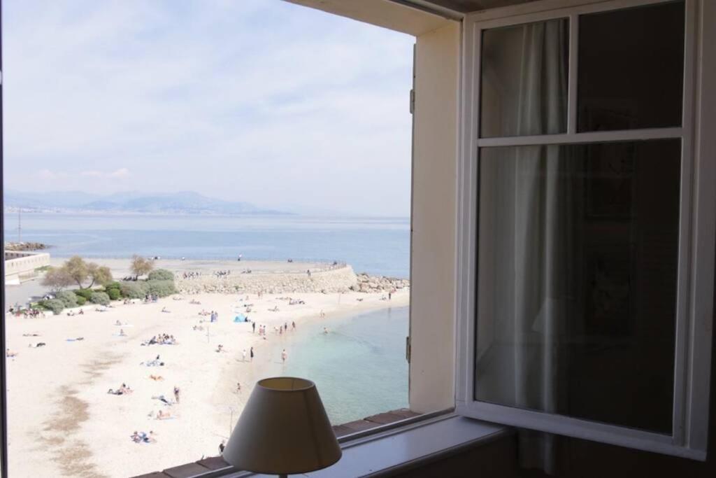 Bord De Mer - Ac, Wifi, Chic, Sea View, Beach 2 Minutes Walk Антиб Екстериор снимка