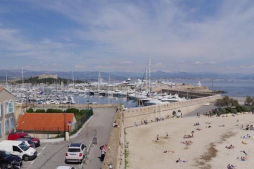 Bord De Mer - Ac, Wifi, Chic, Sea View, Beach 2 Minutes Walk Антиб Екстериор снимка